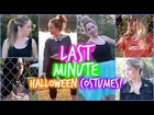DIY Easy Last Minute Halloween Costumes!