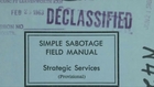 I Found A WW2 CIA Field Manual - Simple Sabatoge