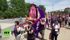 Spain: Giant vagina paraded for abortion rights