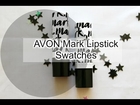 Avon MARK Lipstick Swatches | The Foxy Momager