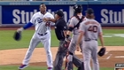 Puig Hit, Benches Clear  - ESPN