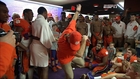 Dabo Swinney dances in locker room after Clemson victory