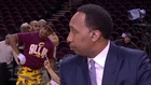 Dancing Cavs fans get Stephen A.'s attention