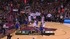 Irving connects with LeBron for dunk