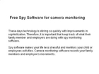 Free Spy phone software for camera monitoring
