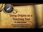 Using the Origins Controversy as a Teaching Tool in Science Education, part 1 - Dave Prentice
