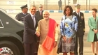 Obama arrives in India
