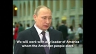 Russia's Putin says ready to work with United States