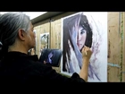 楊志榮老師油畫人像示範 Oil Painting Portrait Demo by Stephen Yeung (5.3.2014) 15min version