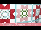 Vintage Picnic Quilt Pattern by Lella Boutique – Fat Quarter Shop