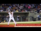 Yorman Rodriguez playing for the Pensacola Blue Wahoos