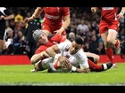Anthony Watson Try, Wales v England, 06th Feb 2015