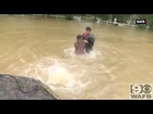 Woman, Dog rescued from Sinking car in Louisiana flooding