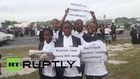 South Africa: Pro-Palestine protesters rally against US singer Pharrell Williams