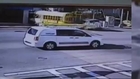 School Bus Collides With SUV Before Crashing Into Building