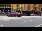 Disturbing footage Melbourne CBD Car Plunges Into Packed Street