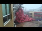 Big Wedgie inflatable water slide in Glenelg blows away in storm *