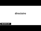 Pronounce French with Vincent # directoire