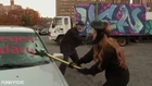 Lindsay Lohan and Billy Eichner Destroy a Car
