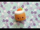 Polymer Clay Carrot Cake Charm Tutorial