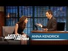 Anna Kendrick Is Not Impressed by the Royal Baby - Late Night with Seth Meyers