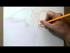 How to Draw an Angel   Tribal Tattoo Design Style
