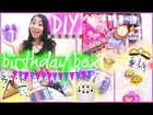 DIY Birthday Box / Birthday Care Package | #DIYITGIRL