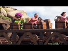 Seven Dwarfs Mine Train Running with First Riders (Extras) and Dopey, Magic Kingdom, Disney