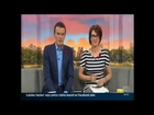 News,Weather  and Remembrance Day on ABC-TV Breakfast on 11.11. 2014