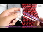DIY 編織 織冷衫 教學 頸巾 課程      高低針  Woolen knit knitting