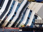 Raw: Underwater Video Shows Capsized Cruise Ship