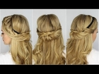 Tuck and Cover Half Looped French Braid