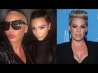 Amber Rose Slams Pink & Comes To Kim Kardashian's Nude Feud Defense