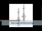 Bridal Jewelry: Nina Cubic Zirconia Earrings
