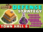 Clash of Clans - DEFENSE STRATEGY - Townhall Level 6 (CoC TH6 Defensive Strategies)