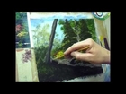 Acrylic Painting Tips and Techniques: DEEP IN THE WOODS PART 2