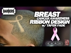 Breast Cancer Awaerness Ribbon Design w/ Low Taper Fade | by Andis Educator Dave Diggs