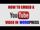 How To Embed A YouTube Video In WordPress