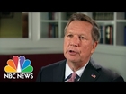 John Kasich Wants New Agency To Promote Values | Short Take | NBC News