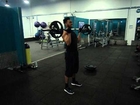 Arms (Biceps+Triceps) workout 2: Barbell biceps curl (Olympic bar)