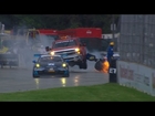 Aston Martin Crashes Into Safety Truck - Belle Isle 2015 TUDOR Championship