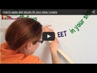 How to apply dr seuss wall decals for your baby nursery HD