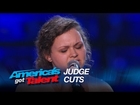 Singer and Hula Hoop Performer Crack Under Pressure - America's Got Talent 2015