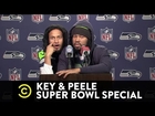 Key & Peele Super Bowl Special - Marshawn Lynch and Richard Sherman's Joint Press Conference