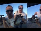 RAW: Man From Quebec Taunts And Threatens Mother And Her Children In A Car With A Chainsaw