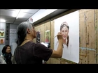 楊志榮老師油畫人像示範 Oil Painting Portrait Demo by Stephen Yeung (3.4.2014) 17min version