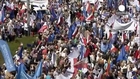 Pro and anti-government protests in Poland over EU and democracy