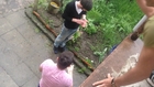 He threw eggs ))))