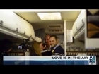 Local couple marries during flight