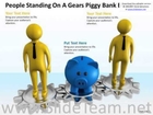 top business people on a gears piggy bank powerpoint templates download slides presentation infograp